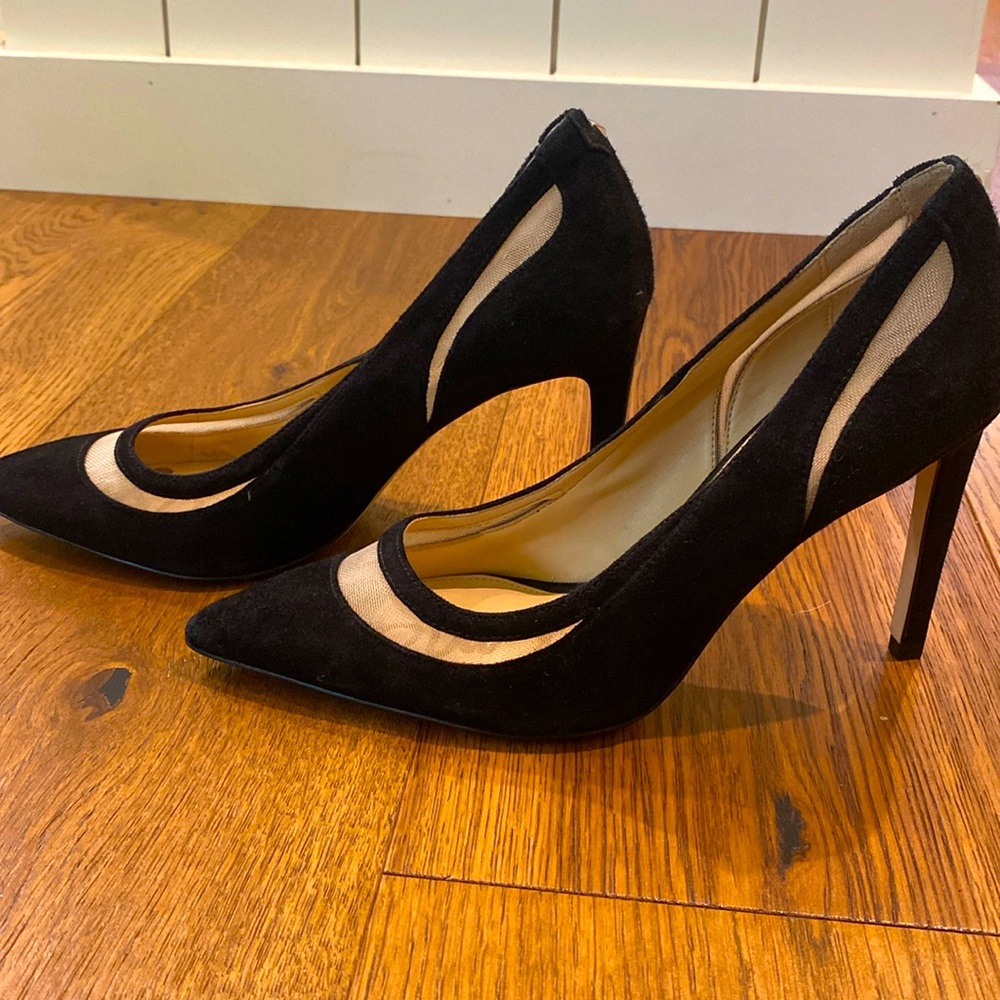 Sam Edelman suede mid heel